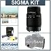 Sigma 70-300mm f/4-5.6 DG OS (Optical Stabilizer) Telephoto Zoom Lens Kit, for Maxxum & Sony Alpha Mount. with Tiffen 62mm UV Filter, Lens Cap Leash, Professional Lens Cleaning Kit