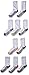Fruit Of The Loom Big Boys' Crew Socks, White, Shoe Size 9 - 2 1/2 10 pairs