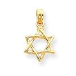 14k Polished Star of David Pendant