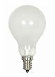 60 Watt A15 Light Bulb / Candelabra Base / Frosted / Fan Light Bulb
