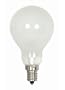 40 Watt A15 Light Bulb / Candelabra Base / Frosted / Ceiling Fan Light Bulb