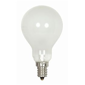 60 Watt A15 Incandescent Light Bulb Intermediate Base (E17 Base) Frosted Replacement... by Satco