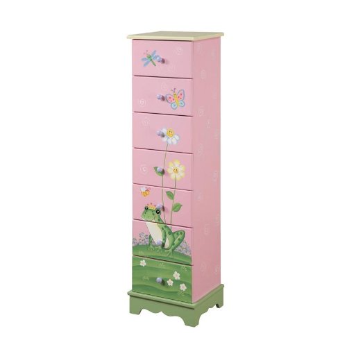 Teamson Kids - Children's Magic Garden 7 Drawer Cabinet