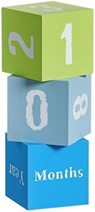 Blossoms and Buds Wooden Blue Age Blocks