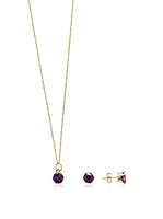 Córdoba Joyeros Conjunto Garra Zirconium Amatista