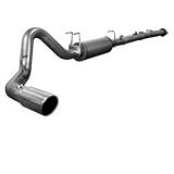 aFe 49-13022 Large Bore HD DPF-Delete Exhaust System with Muffler by aFe
