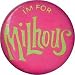 Pinback button promoting Richard Nixon for president, 1968. Disclaimer on curl reads: "Official Nixon Button - Feeley and Wheeler - 370 Lexington Ave. NYC 10017." 1.25"