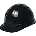 ERB 19139 Omega II Cap Style Hard Hat with Slide Lock, Black