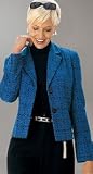 Apparel : SPORTY-CHIC TWEED BOUCLE JACKET