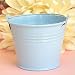 Mini Blue Tin Pail Favors - pack of 20