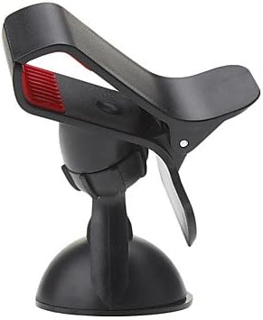 360 Degree Rotatable Windshield Car Mount Holder with within 95mm Width Clamp for iPhone And Other cellphones Hands Free In Car Accessories Adjustable GPS Saver