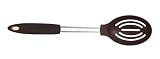 Mario Batali The Italian Kitchen Collection Soft Grip Slotted Spoon, Espresso