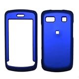 Blue Rubberized Snap-On Cover Hard Case Cell Phone Protector for LG Xenon G ....