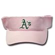 VISOR HAT MLB OAKLAND ATHLETICS PINK COTTON NEW WOMEN