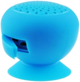 ZhiZhu® Portable Wireless Bluetooth Mini Mushroom Music Speakers with Suction - Mini & Rechargeable Handsfree for MP3/MP4 Player iphone 5S 5C 5 4S 4 ipad 4 3 2 ipod Samsung Galaxy S4 S3 S2 Note 3 2 Sony Xperia Z1 L39h Xperia Z Ultra XL39h HTC ONE Nexus 4 7 Cellphones Compurters Car Showers Bathroom Pool Boat Beach Outdoor - Blue