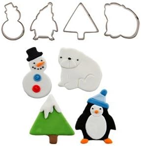 Cutie Fondant Cutter Set - Winter