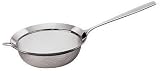 Paderno World Cuisine 5-1/2-Inch Rounded Mesh Stainless Steel Strainer