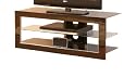 Ateca MAR105/BK - Glass AV Stand For LCD & Plasma TV Up To 42''  - With Integrated Cable Management