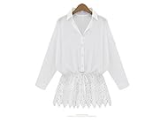 Lace Spring Summer  Shirt  Dress