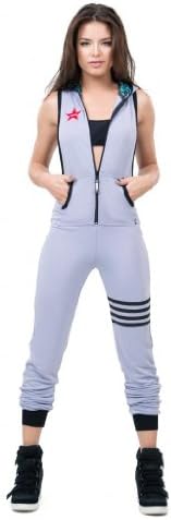 CCR BRAND Racer Back Jumpsuit Mist/Black