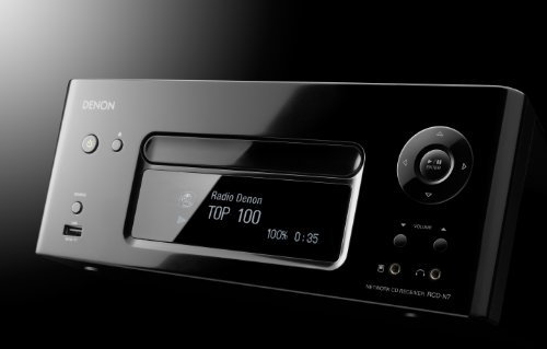 Denon RCD-N7 CD Receiver System, Black