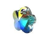 Swarovski Floweranhänger 12mm Crystal AB 3 Stück
