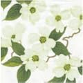 White Blossom Dinner Napkins 20 Per Pack