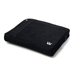ASUS U6Vc-A1 12.1-Inch Laptop CaseCrown Faux Suede Protective Sleeve with Shoulder Strap and Pocket - Black
