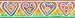 Sweet Hearts Self-Stick Wallpaper Border by Sanitas in I Love My Space