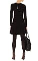 Knit With Sheer Sleeve Dress