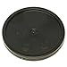Pail Lid, Black, Tear tab, 1-3/16 in. H