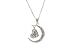 Expression Jewelry I Love You To The Moon and Back Two-Piece Moon & Heart Pendant Necklace | Free 18 Inch Necklace