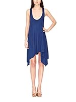 Rare London Vestido Liso (Azul Marino)