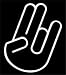 Automotive : Shocker Decal Sticker White