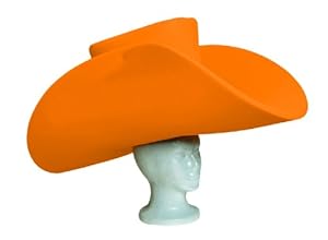 24" Oversized Cowboy Hat - Orange at Amazon Women’s Clothing store
