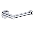 Gatco 4683 Channel European Style Toilet Tissue Holder, Chrome