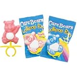 Care Bears Lolliopop Rings - 0.49 Oz/ Ring, 24 ea