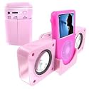 Amplified Portable Speakers for iPod Nano/Mini/Photo/Video (PINK)