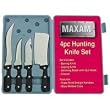 Maxam 4pc Hunting Knife Set