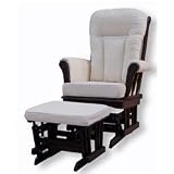 Today's Mom Madison Glider and Ottoman Finish: Espresso