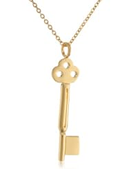 Samantha Faye "Closet" Plated Key Pendant Necklace