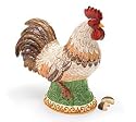 French Country Rooster Cookie Jar For Food Storage And Kitchen Decor