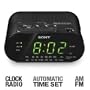 Sony ICF-C218 Automatic Time Set Clock Radio (Black)