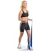Cando 10-5224 Blue Low Powder Latex Exercise Band, Heavy Resistance, 50 yd Length