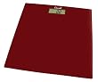 Escali B180SRR 400lb Capacity Square Glass Platform Bathroon Scale Rio Red