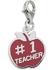 Rembrandt Charms #1 Teacher Charm with Lobster Clasp