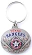 Texas Rangers Oval Pewter Keychain