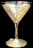 Angel Wings Design - Hand Painted - Grande Martini - 10 oz.