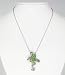 Swarovski Crystals Necklace and Brooch - Crystal Frog - Green