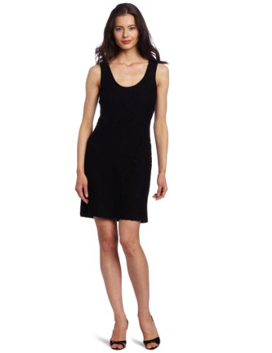 Calvin Klein Women's Lace Tank Dress, Black, 12